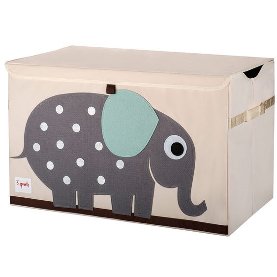 3 Sprouts Aufbewahrungskiste - 61 x 38 cm - Elefant