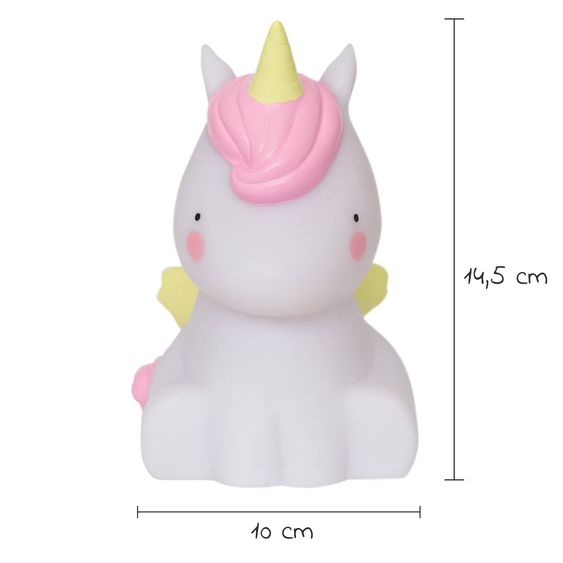 A Little Lovely Company Kleines Nachtlicht - Einhorn