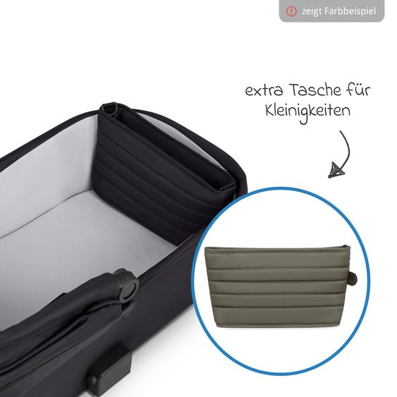 ABC Design Set passeggino combinato 13 pz. Salsa 4 Air Starter Set incl. Navicella, Seggiolino Sportivo, Tulip, Adattatore, Borsa Fasciatoio Urban, Sacco Coprigambe, Bavaglini, Clip Magnetica, Coperta, Copertura Pioggia & Zanzariera - Pure Edition - Wheat