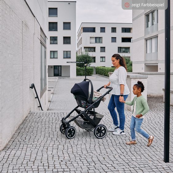 ABC Design Set passeggino combinato 13 pz. Salsa 4 Air Starter Set incl. Navicella, Seggiolino Sportivo, Tulip, Adattatore, Borsa Fasciatoio Urban, Sacco Coprigambe, Bavaglini, Clip Magnetica, Coperta, Copertura Pioggia & Zanzariera - Pure Edition - Wheat