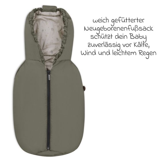 ABC Design Set passeggino combinato 13 pz. Salsa 4 Air Starter Set incl. Navicella, Seggiolino Sportivo, Tulip, Adattatore, Borsa Fasciatoio Urban, Sacco Coprigambe, Bavaglini, Clip Magnetica, Coperta, Copertura Pioggia & Zanzariera - Pure Edition - Wheat