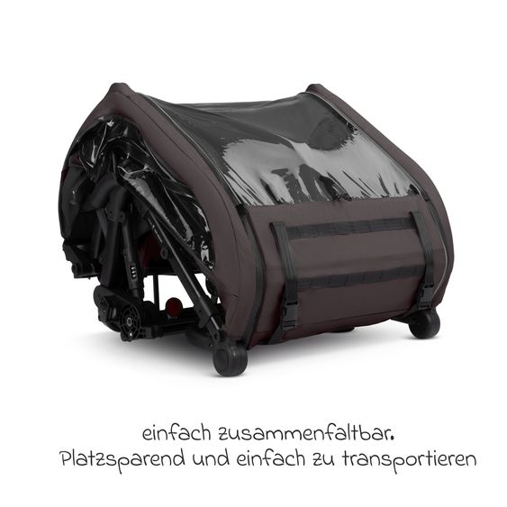 ABC Design 3in1 Bike Trailer & Stroller Tour 2 for 2 Children with Sport Kit, Brake System, Comfort Seats, Drawbar, Coupling, Hood with Mosquito Net, Rain & Sun Protection (up to 49 kg) - Falcon