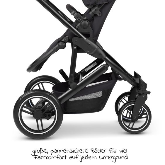 ABC Design 3in1 Kinderwagen-Set Catania 4 - Circle Edition - inkl. Babyschale Tulip, Babywanne, Sportwagen und Zubehör - Night