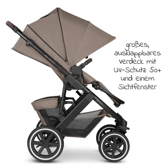 ABC Design 3in1 Kinderwagen-Set Salsa 4 Air - Fashion Edition Starter Set 13-teilig - Cream - inkl. Autositz Tulip & Zubehörpaket