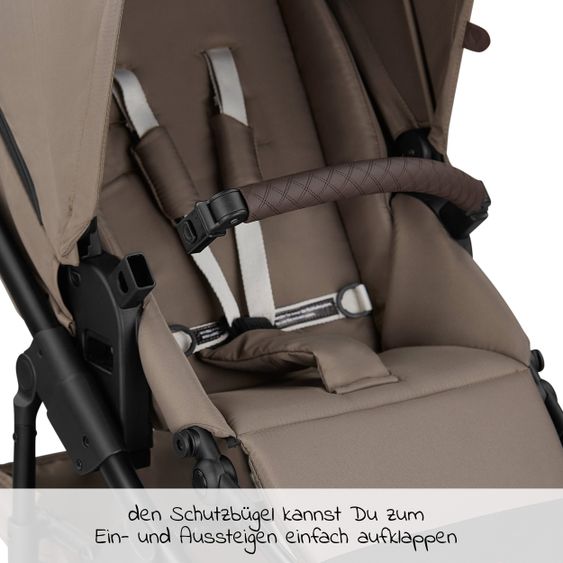 ABC Design 3in1 Kinderwagen-Set Salsa 4 Air - Fashion Edition Starter Set 13-teilig - Cream - inkl. Autositz Tulip & Zubehörpaket