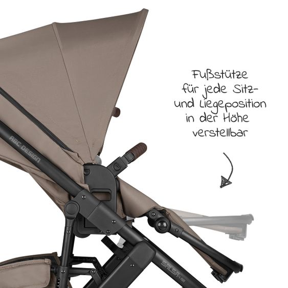 ABC Design 3in1 Kinderwagen-Set Salsa 4 Air - Fashion Edition Starter Set 13-teilig - Cream - inkl. Autositz Tulip & Zubehörpaket