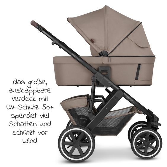 ABC Design 3in1 Kinderwagen-Set Salsa 4 Air - Fashion Edition Starter Set 13-teilig - Cream - inkl. Autositz Tulip & Zubehörpaket