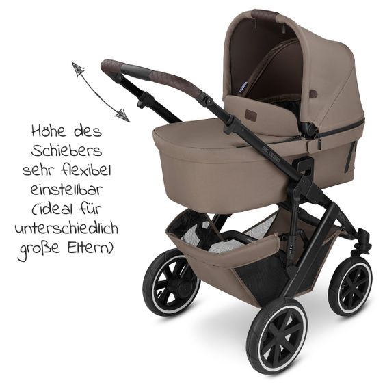 ABC Design 3in1 Kinderwagen-Set Salsa 4 Air - Fashion Edition Starter Set 13-teilig - Cream - inkl. Autositz Tulip & Zubehörpaket