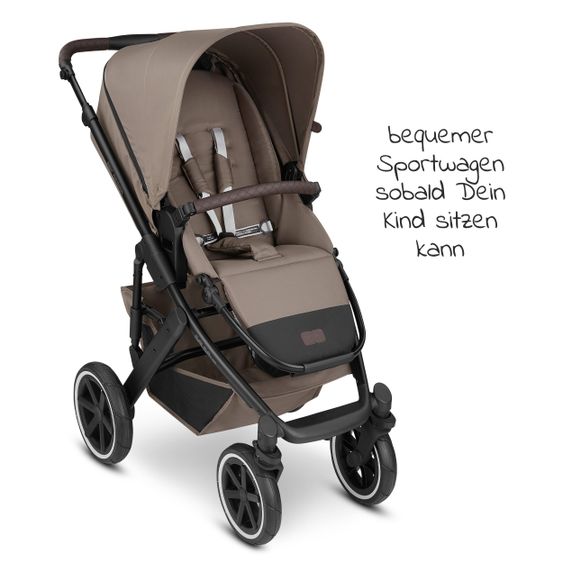 ABC Design 3in1 Kinderwagen-Set Salsa 4 Air - Fashion Edition Starter Set 13-teilig - Cream - inkl. Autositz Tulip & Zubehörpaket