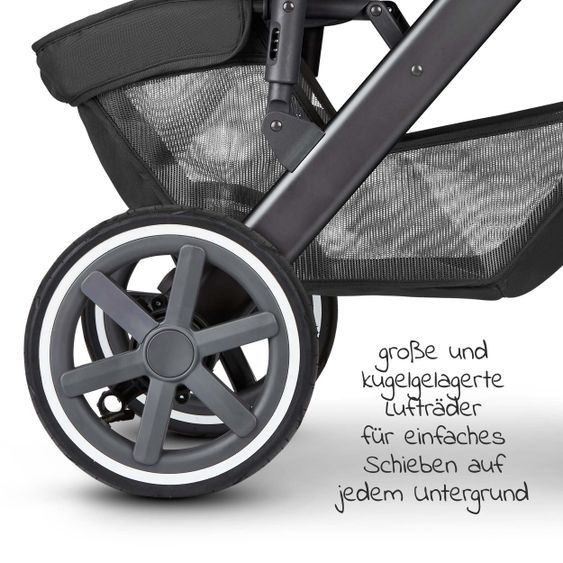 ABC Design 3in1 Kinderwagen-Set Salsa 4 Air - Fashion Edition Starter Set 9-teilig - Cornet - inkl. Autositz Tulip & Zubehörpaket