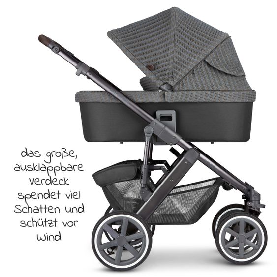 ABC Design 3in1 Kinderwagen-Set Salsa 4 Air - Fashion Edition Starter Set 9-teilig - Cornet - inkl. Autositz Tulip & Zubehörpaket