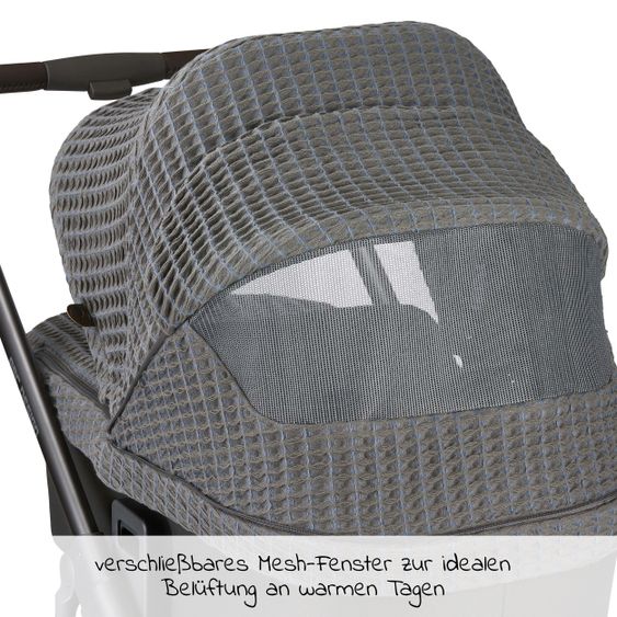 ABC Design 3in1 Kinderwagen-Set Salsa 4 Air - Fashion Edition Starter Set 9-teilig - Cornet - inkl. Autositz Tulip & Zubehörpaket