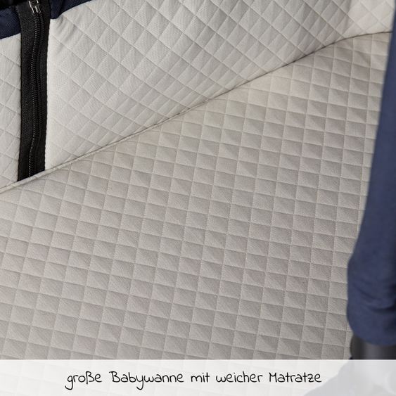 ABC Design 3in1 Kinderwagen-Set Salsa 4 Air - inkl. Babyschale Tulip & XXL Zubehörpaket - Diamond Edition - Navy