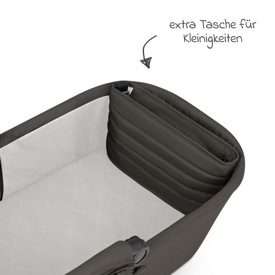 ABC Design 3in1 Kinderwagen-Set Salsa 4 Air - inkl. Babywanne, Autositz Pebble Pro, Sportsitz mit XXL Zubehörpaket - Cloud