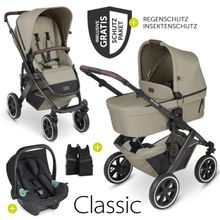 3in1 Kinderwagen-Set Salsa 4 Air - inkl. Babywanne, Autositz Tulip, Sportsitz und Zubehörpaket - Classic Edition - Reed