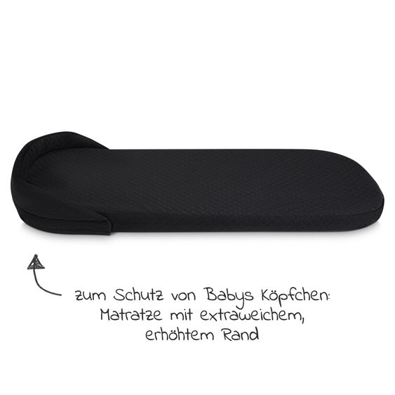 ABC Design 3in1 Kinderwagen-Set Salsa 4 Air - inkl. Babywanne, Babyschale Tulip Black, Sportsitz und Zubehörpaket - Fashion Edition - Mineral