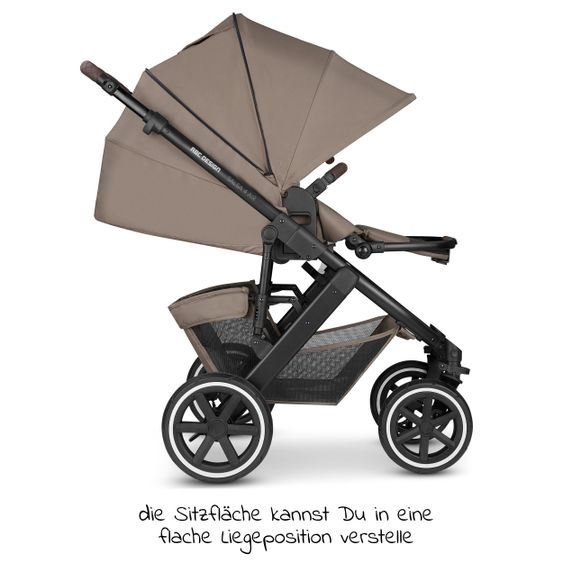 ABC Design 3in1 Kinderwagen-Set Salsa 4 Air Starter Set inkl. Tulip und XXL Zubehörpaket - Pure Edition - Cream