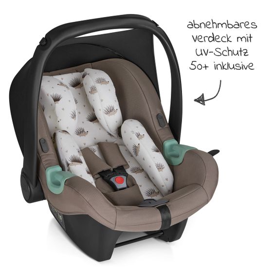 ABC Design 3in1 Kinderwagen-Set Salsa 4 Air Starter Set inkl. Tulip und XXL Zubehörpaket - Pure Edition - Cream