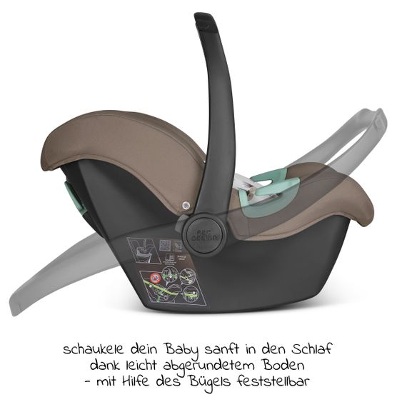 ABC Design 3in1 Kinderwagen-Set Salsa 4 Air Starter Set inkl. Tulip und XXL Zubehörpaket - Pure Edition - Cream