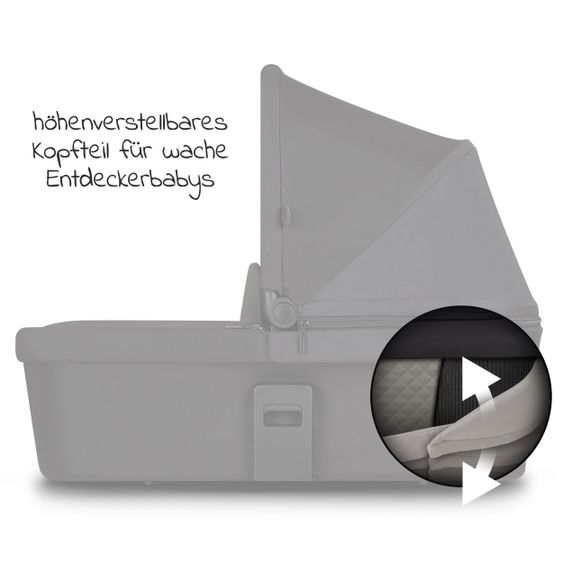 ABC Design 3in1 Kinderwagen-Set Salsa 4 Air Starter Set inkl. Tulip und XXL Zubehörpaket - Pure Edition - Cream