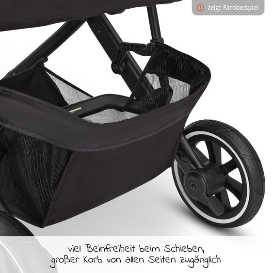 ABC Design 3in1 Kinderwagen-Set Salsa 4 Air Starter Set inkl. Tulip und XXL Zubehörpaket - Pure Edition - Grain Teddy