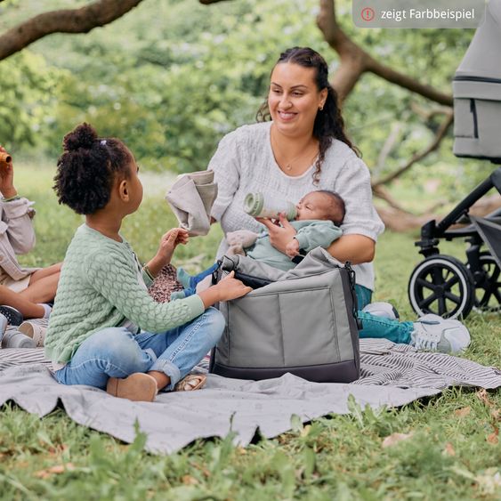 ABC Design 3in1 Kinderwagen-Set Salsa 4 Air Starter Set inkl. Tulip und XXL Zubehörpaket - Pure Edition - Grain Teddy