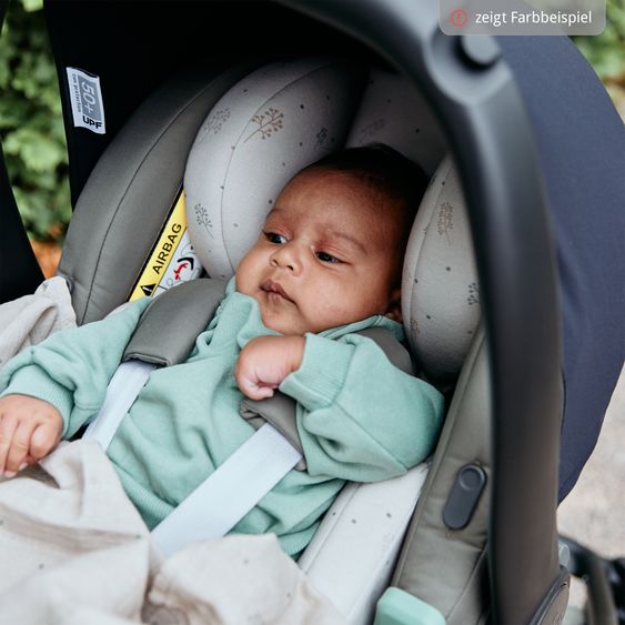 ABC Design 3in1 Kinderwagen-Set Salsa 4 Air Starter Set inkl. Tulip und XXL Zubehörpaket - Pure Edition - Grain Teddy