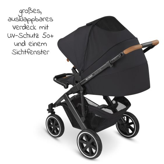 ABC Design 3in1 Kinderwagen-Set Salsa 4 Air Starter Set inkl. Tulip und XXL Zubehörpaket - Pure Edition - Toffee
