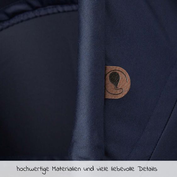 ABC Design 3in1 Kinderwagen-Set Salsa 4 - inkl. Babyschale Tulip & XXL Zubehörpaket - Diamond Edition - Navy