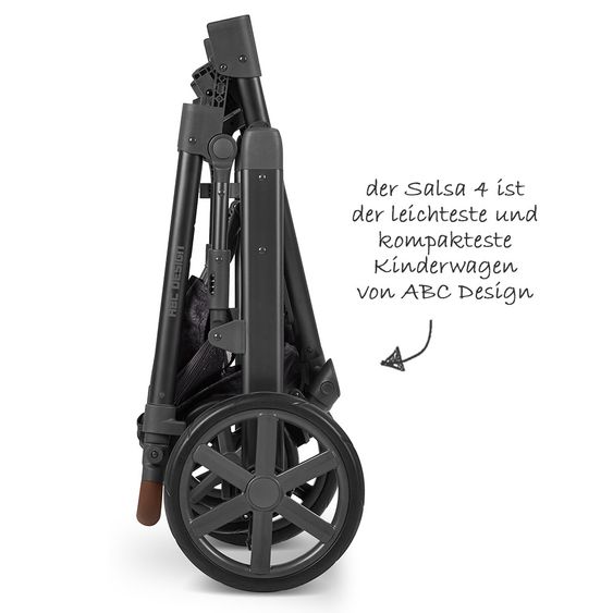 ABC Design 3in1 Kinderwagen-Set Salsa 4 - inkl. Babyschale Tulip & XXL Zubehörpaket - Street