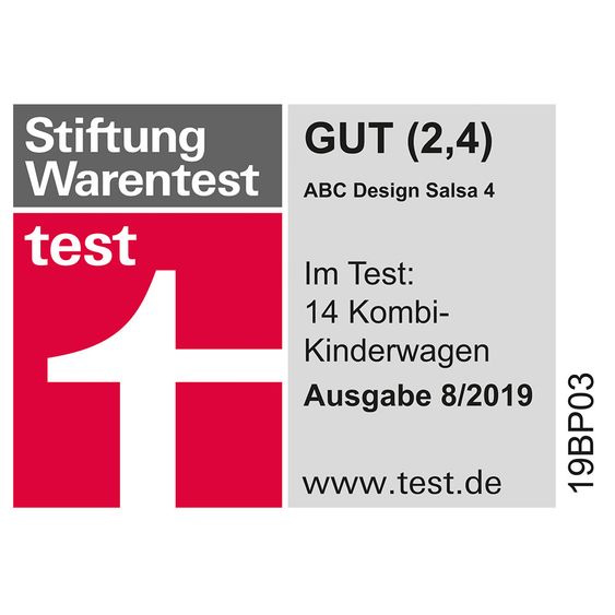 ABC Design 3in1 Kinderwagen-Set Salsa 4 - inkl. Babyschale Tulip & XXL Zubehörpaket - Street