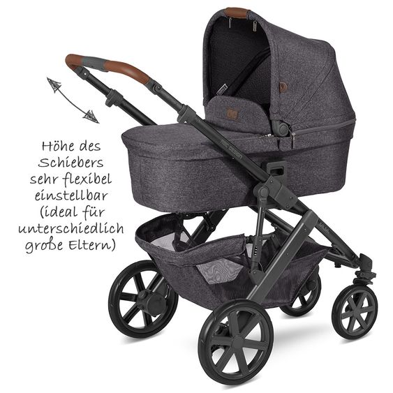 ABC Design 3in1 Kinderwagen-Set Salsa 4 - inkl. Babyschale Tulip & XXL Zubehörpaket - Street