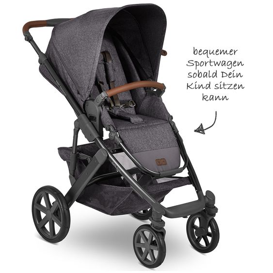 ABC Design 3in1 Kinderwagen-Set Salsa 4 - inkl. Babyschale Tulip & XXL Zubehörpaket - Street