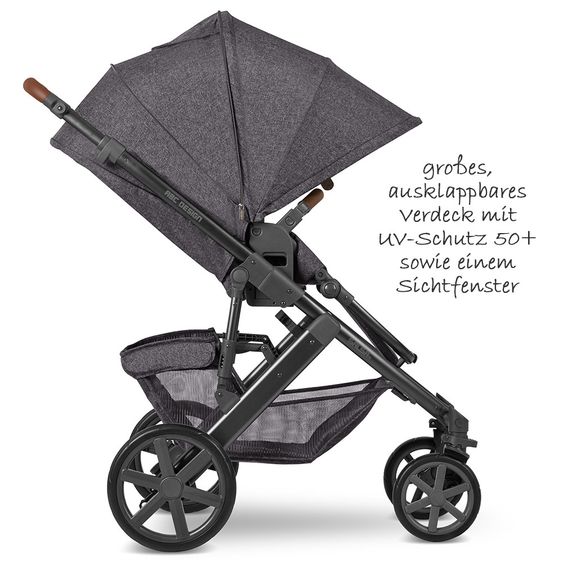 ABC Design 3in1 Kinderwagen-Set Salsa 4 - inkl. Babyschale Tulip & XXL Zubehörpaket - Street