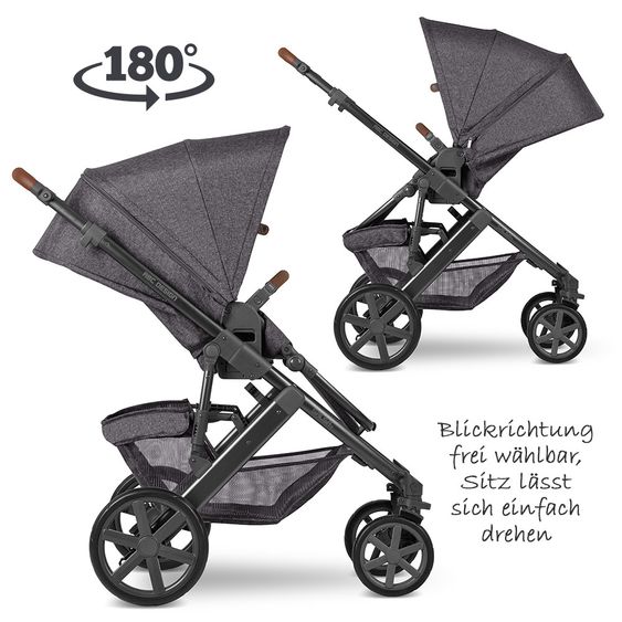 ABC Design 3in1 Kinderwagen-Set Salsa 4 - inkl. Babyschale Tulip & XXL Zubehörpaket - Street