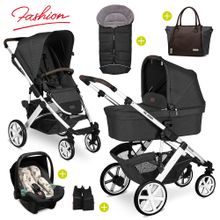 3in1 stroller set Salsa 4 - incl. infant carrier, diaper bag & footmuff - Fashion Edition - Fox
