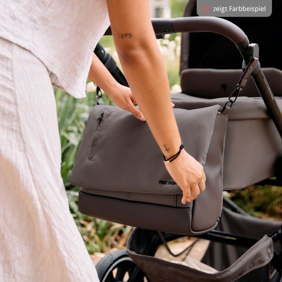 ABC Design 3in1 Kinderwagen-Set Salsa 5 Air - inkl. Babywanne, Autositz Tulip & Sportsitz - Almond / Graphite