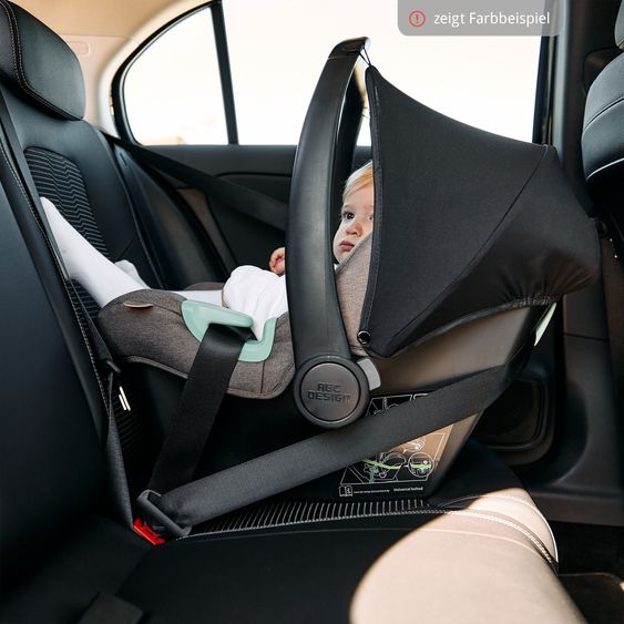 ABC Design 3in1 Kinderwagen-Set Salsa 5 Air - inkl. Babywanne, Babyschale Tulip Graphite, Sportsitz & XXL Zubehörpaket - Dark Beige