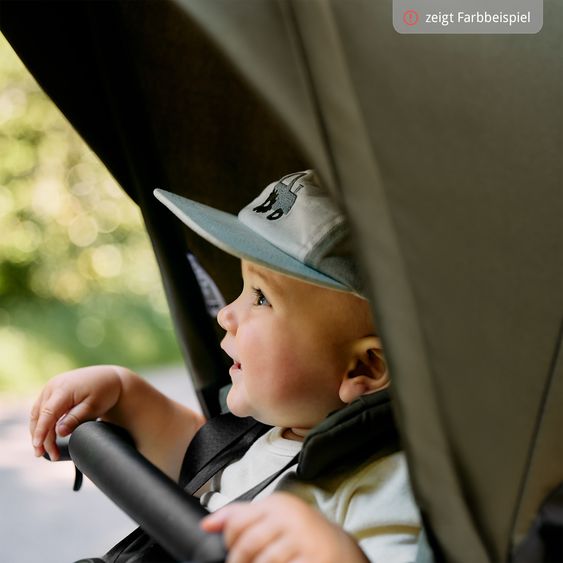 ABC Design 3in1 Kinderwagen-Set Salsa 5 Run - inkl. Babywanne, Autositz Tulip & Sportsitz - Coal / Bubble