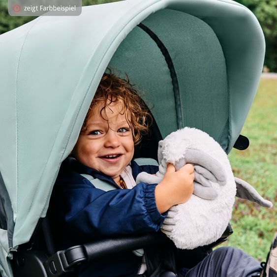 ABC Design 3in1 Kinderwagen-Set Salsa Run - Babywanne, Babyschale Tulip Pearl, Sportsitz & XXL Zubheörpaket (mit Sportzulassung, Luftbereifung & Handbremse) - Ink