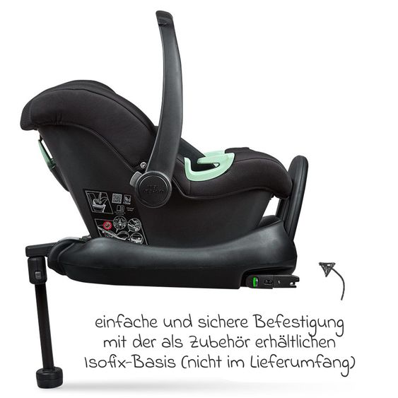 ABC Design 3in1 Kinderwagen-Set Samba 2 inkl. Babywanne, Babyschale Tulip Graphite, Sportsitz & XXL Zubehörpaket - Dark Beige