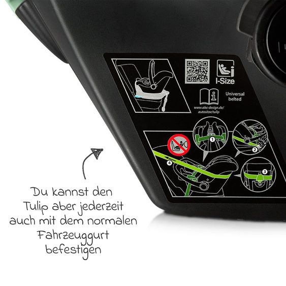 ABC Design 3in1 Kinderwagen-Set Samba 2 inkl. Babywanne, Babyschale Tulip Graphite, Sportsitz & XXL Zubehörpaket - Dark Beige