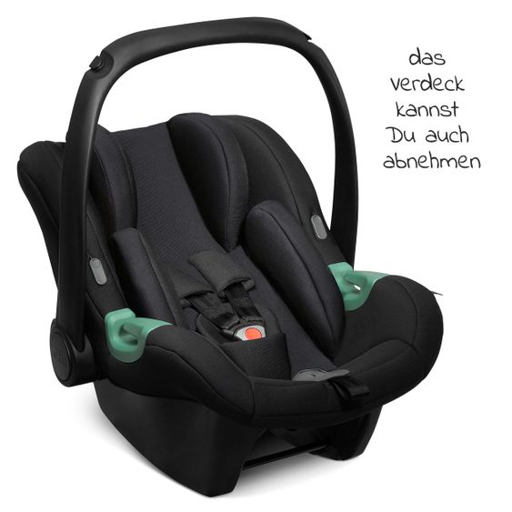 ABC Design 3in1 Kinderwagen-Set Samba - inkl. Babyschale Tulip & XXL Zubehörpaket - Fashion Edition - Midnight