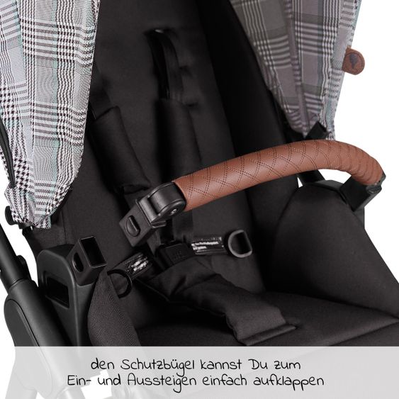 ABC Design 3in1 Kinderwagen-Set Samba - inkl. Babyschale Tulip & XXL Zubehörpaket - Fashion Edition - Smaragd