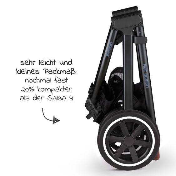 ABC Design 3in1 Kinderwagen-Set Samba - inkl. Babyschale Tulip & XXL Zubehörpaket - Fashion Edition - Smaragd