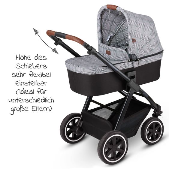 ABC Design 3in1 Kinderwagen-Set Samba - inkl. Babyschale Tulip & XXL Zubehörpaket - Fashion Edition - Smaragd