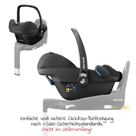 ABC Design 3in1 Kinderwagen-Set Samba - inkl. Babywanne, Autositz Pebble Pro, Sportsitz, Greifling, Buggybuch und XXL Zubehörpaket - Ink