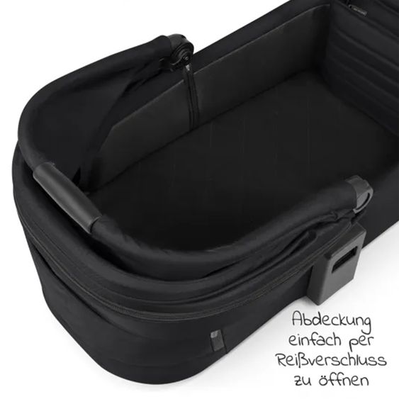 ABC Design 3in1 Samba baby carriage set - incl. carrycot, Tulip car seat, sports seat and XXL accessory pack - Ink