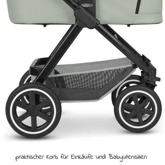 ABC Design 3in1 Kinderwagen-Set Samba - inkl. Babywanne, Autositz Tulip, Sportsitz und Zubehörpaket - Classic Edition - Pine