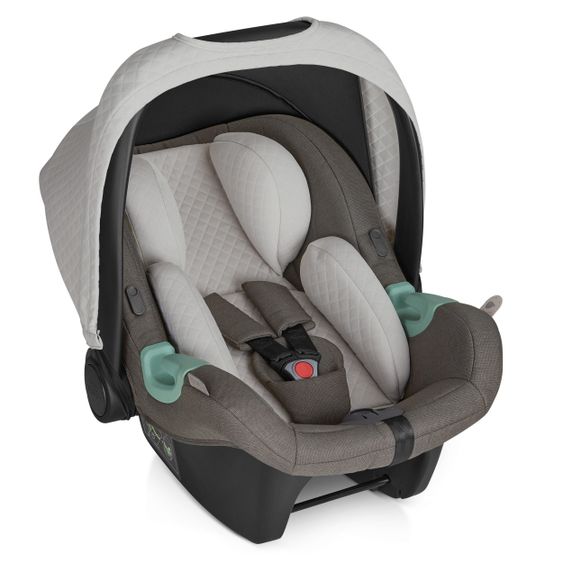ABC Design 3in1 Kinderwagen-Set Samba - inkl. Babywanne, Autositz Tulip, Sportsitz und Zubehörpaket - Diamond Edition - Herb